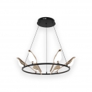 08446-6A,33 Люстра Арси черный/золото