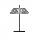 07721-T,19(16) Настольная лампа Ивина черный/серый