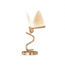 08444-T,33 Настольная лампа Баттерфляй золото Led