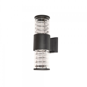 09314-W,19 Настенный светильник уличный Глари черн