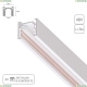 A720333 3м. Магнитный шинопровод Arte Lamp, Optima