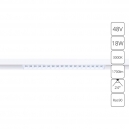 A4675PL-1WH Трековый светильник 18W 3000К для магнитного шинопровода Arte lamp, Linea