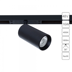 A7262PL-1BK Трековый светильник 16W 4000К для магнитного шинопровода Arte lamp, Optima