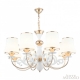 301097/8 Wh/Gd Люстра подвесная с плафонами Arte Milano