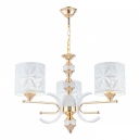 302097/3 Wh/Gd Люстра подвесная с плафонами Arte Milano