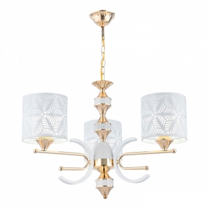 302097/3 Wh/Gd Люстра подвесная с плафонами Arte Milano