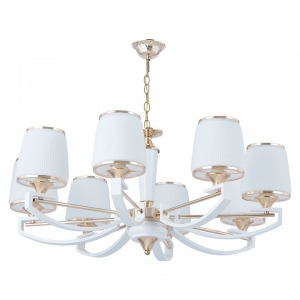302457/8 Wh/Gd Люстра подвесная с плафонами Arte Milano