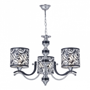 304957/3 Bk/Ni Люстра подвесная с плафонами Arte Milano