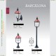 A1481AL-1BK Уличный настенный светильник ARTE LAMP BARCELONA