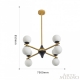 271580/8 BK/GD Люстра Arte Milano