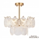 312008/D400 BS Люстра с плафоном в виде ракушек Arte Milano