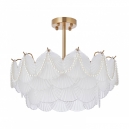 316008/D500 BS Люстра с подвесками ракушками Arte Milano