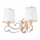 303857/2W Wh/Gd Бра с плафонами Arte Milano