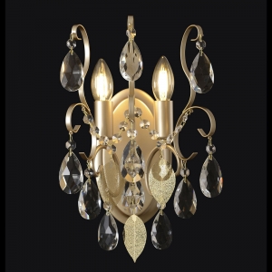 ESMIRALDA AP2 GOLD Бра Crystal Lux, Esmiralda