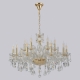 MONICA SP10+5 GOLD Люстра подвесная Crystal Lux, Monica
