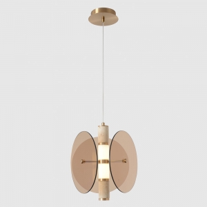 AMARILLO SP12W LED BRASS Светильник подвесной Crystal Lux, Amarillo