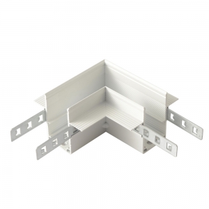 CLT 0.223 11 WH Соединитель для магнитного встраиваемого шинопровода для ГКЛ12,5 мм угловой Crystal Lux, Space
