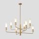 SIMPLY SP8 BRASS Люстра Crystal Lux, Simply