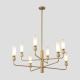 SIMPLY SP8 BRASS Люстра Crystal Lux, Simply