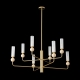 SIMPLY SP8 BRASS Люстра Crystal Lux, Simply