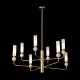 SIMPLY SP8 BRASS Люстра Crystal Lux, Simply
