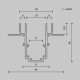 TRX034LS-222B Шинопровод встраиваемый Technical, Busbar Trunkings Exility