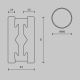 TRX154-R-D650-B Шинопровод накладной/подвесной Technical, Busbar Trunkings Flarity