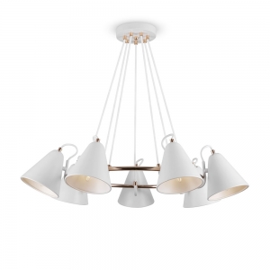 FR8001PL-07WG Люстра подвесная Freya, Falke