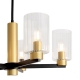 FR2051CL-05BBS Люстра на штанге Freya, Ombre