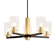 FR2051CL-05BBS Люстра на штанге Freya, Ombre