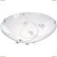 40404-1 Светильник настенно-потолочный Globo Burgundy круглый белый, 1 лампа, никель матовый
