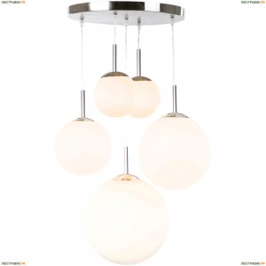 1581-5 Люстра подвесная Globo Balla, 5 ламп, никель
