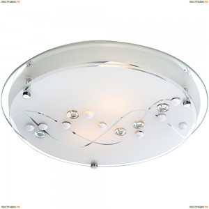 48090-2 Светильник настенно-потолочный Globo Ballerina I, 2 лампы, хром, белый