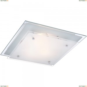 48168-2 Люстра потолочная Globo Indi, 2 лампы, хром, белый