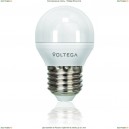 5496 (VG2-G2E27cold6W-D) Voltega Лампа светодиодная диммируемая E27 6W 4000К шар матовый