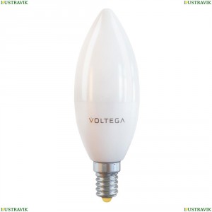 7064 (VG2-C37E14warm10W) Лампа светодиодная E14 10W 2800К матовая Voltega (Вольтега), Simple