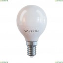 7055 (VG2-G45E14cold7W) Лампа светодиодная E14 7W 4000К матовая Voltega (Вольтега), Simple