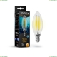 7134 (VG10-C35E14warm9W-F) Светодиодная лампа, Свеча E14 2800K 9W Graphene Voltega (Вольтега), Crystal