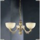 L.2826/3 Люстра подвесная Reccagni Angelo, 3 плафона, бронза, бежевый