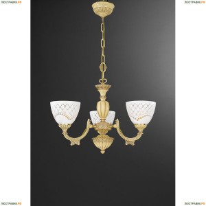 L.7252/3 Люстра подвесная Reccagni Angelo, 3 плафона, слоновая кость