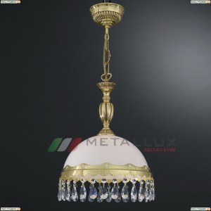 L 7961/28 Люстра подвесная Reccagni Angelo, 1 плафон, французское золото