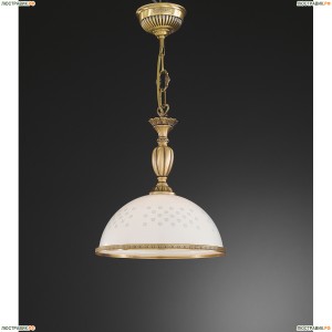 L.8200/28 Подвес Reccagni Angelo, 1 лампа, бронза, белый