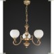 L.8550/3 Люстра подвесная Reccagni Angelo, 3 плафона, золото, белый