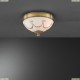 PL.8010/2 Светильник настенно-потолочный Reccagni Angelo, 2 лампы, бронза, белый с рисунком