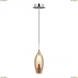 803023 Подвес Lightstar, 1 лампа, хром, янтарный