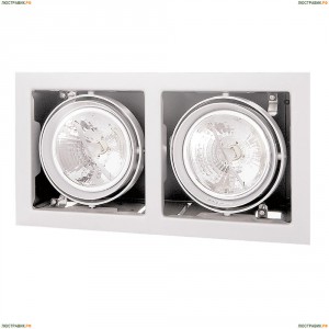 214120 Светильник поворотный встраиваемый Lightstar Cardano, 2 лампы, белый