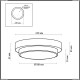 2746/1C Odeon Light 835 хром/стекло Настенно-потолочный IP44 E14 40W 220V HOLGER (Одеон Лайт)