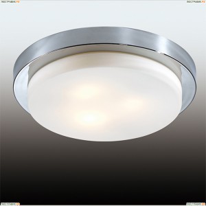 2746/3C Odeon Light 835 хром/стекло Настенно-потолочный IP44 E14 3*40W 220V HOLGER