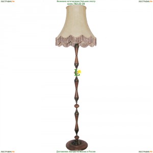 НТБ72-100-012 Тоскана/абажур/патина Торшер деревянный с кожаным абажуром Epicentr (ЭПИцентр)