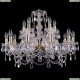 1411/10+5/240/G/Leafs Хрустальная подвесная люстра Bohemia Ivele Crystal (Богемия)